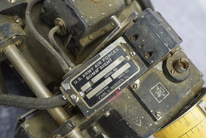 SOLD - WW2 US Army Navy mark I Air Force Corps M7 Norden Bombsight - Image 10