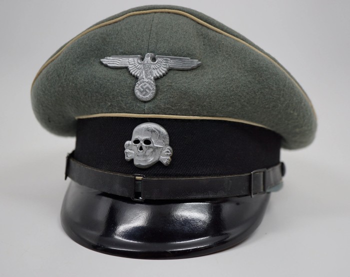 SOLD - Waffen-SS EM/NCO Visor Cap