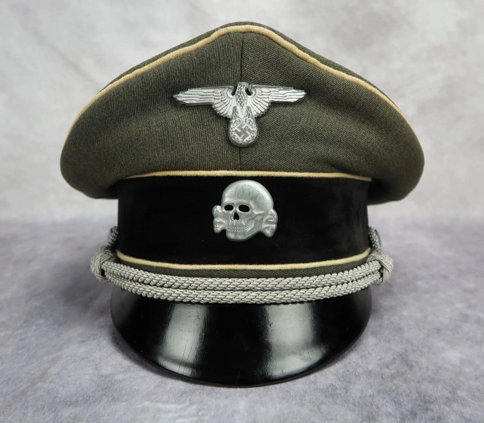 SOLD - Waffen-SS Kleiderkasse Officer's Visor Cap