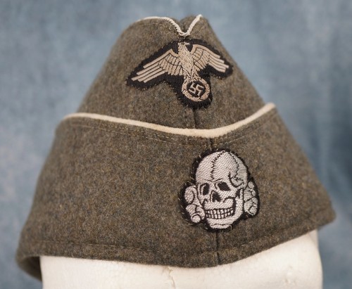 SOLD - Waffen-SS Officer Overseas Cap