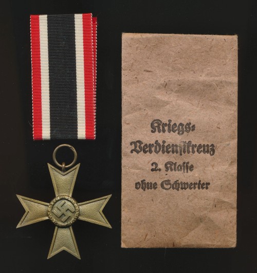 SOLD - War Merit Cross 2nd Class w/o Swords w/ Packet