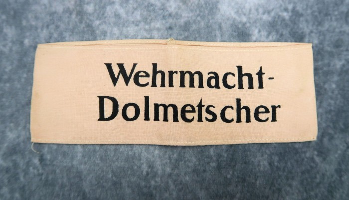 SOLD - Wehrmacht Dolmetscher Armband