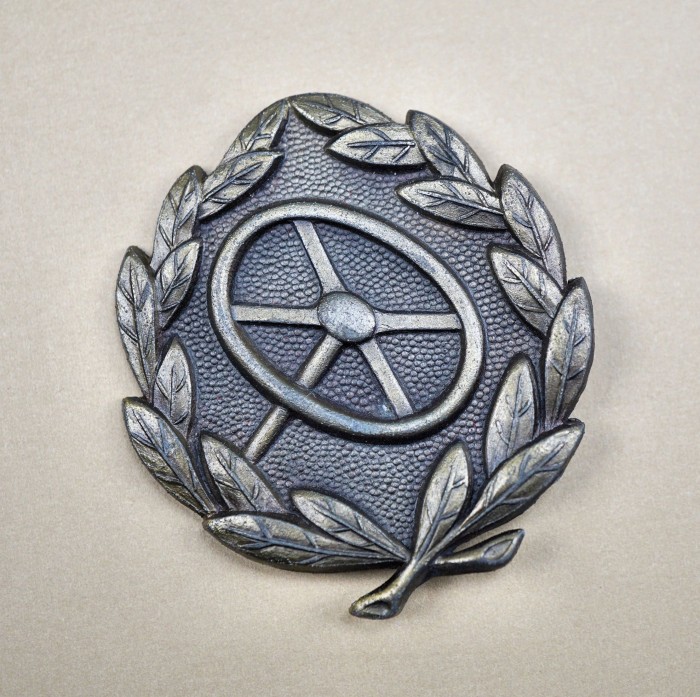 SOLD - Wehrmacht Drivers Proficiency Badge in Bronze