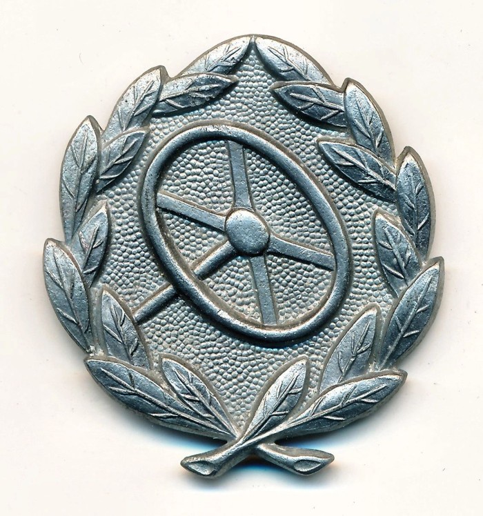 SOLD - Wehrmacht Drivers Proficiency Badge in Silver