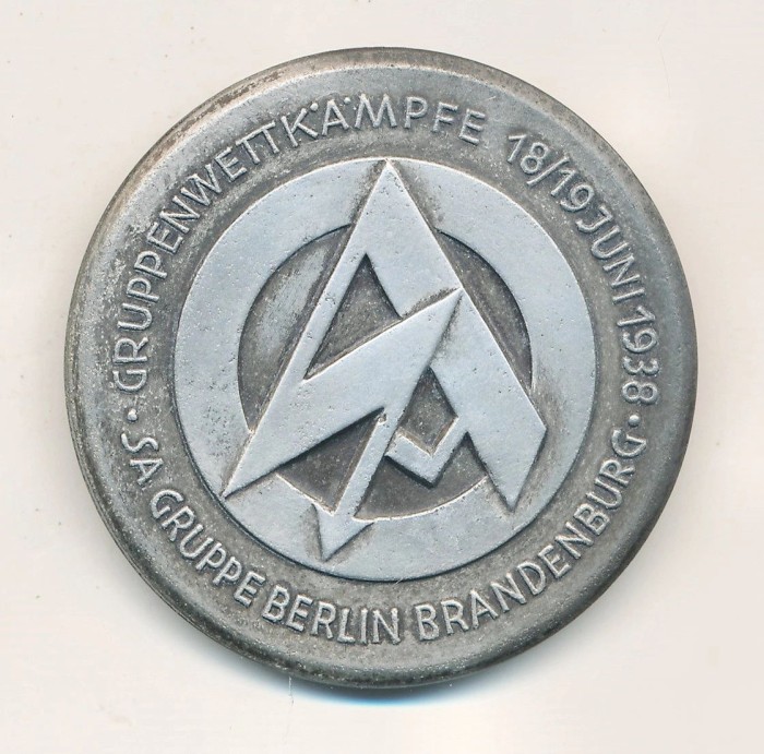 SOLD - Wettkämpfe der SA Gruppe Berlin Brandenburg 1938 Tinnie