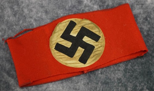 SOLD - Wool Multi-Piece NSDAP Armband