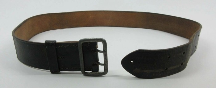 SOLD - double-claw officer's belt & buckle