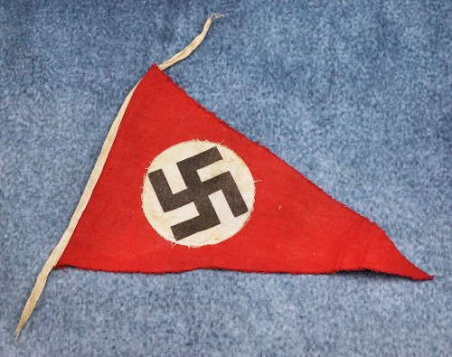 SOLD - double-sided NSDAP pennant