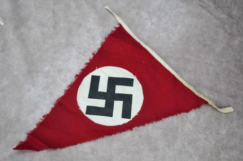 SOLD - double-sided NSDAP pennant