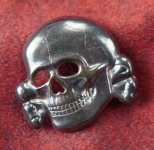 SOLD - early SS visor cap skull