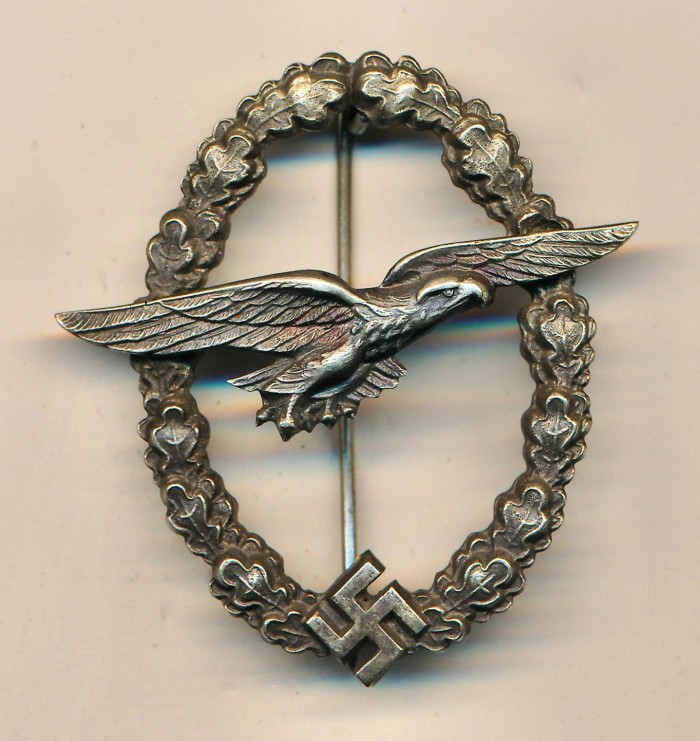 SOLD - early tombak Luftwaffe Glider Pilot Badge