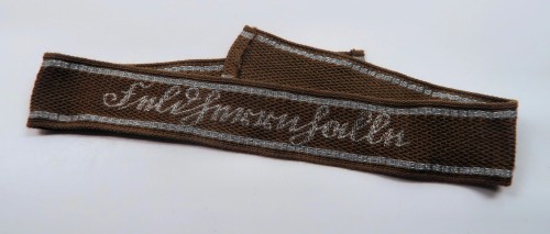 SOLD - flatwire officer's full-length Feldhernhalle cuff title