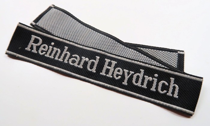 SOLD - full-length Reinhard Heydrich Waffen-SS cuff title