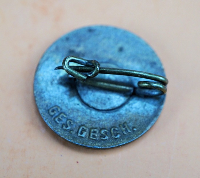 SOLD - pre RZM enamel NSDAP membership pin - small type - Image 6