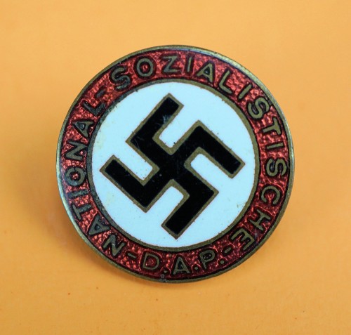 SOLD - pre RZM enamel NSDAP membership pin - small type