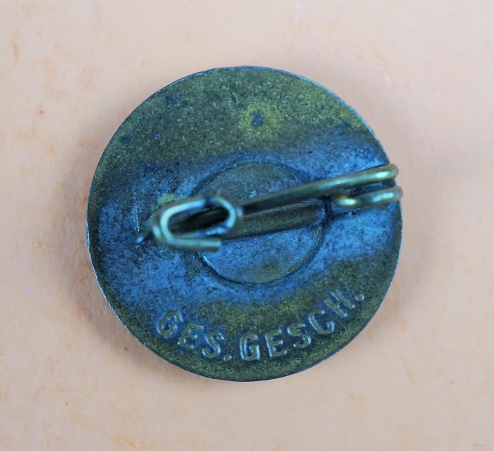 SOLD - pre RZM enamel NSDAP membership pin - small type - Image 7