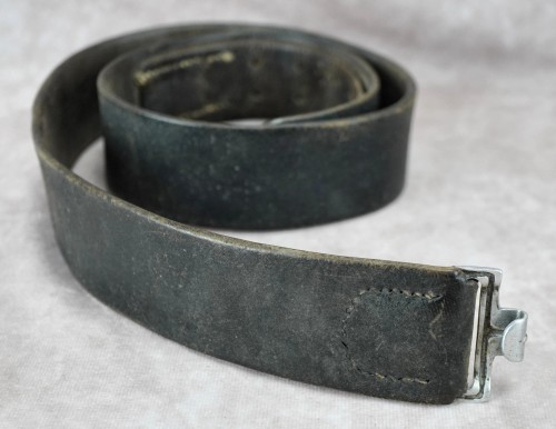 SS Marked Leather Combat Belt