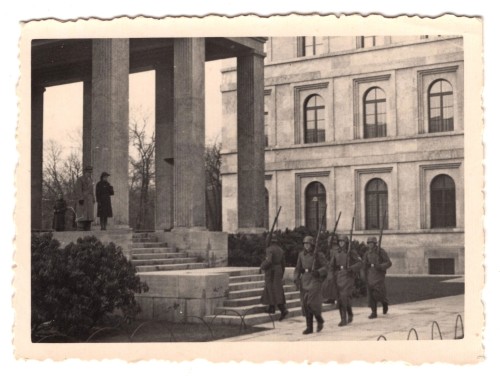 SS Troops Marching Past Ehrentempel Photo