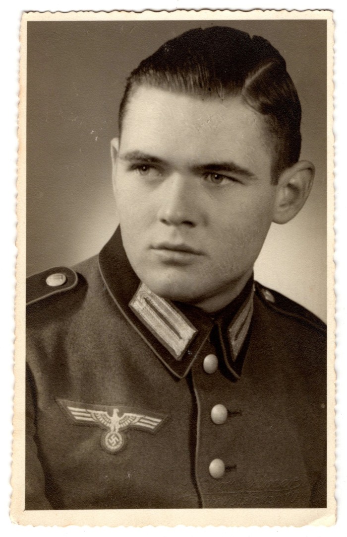 Studio Portrait of a Heer Soldier in Waffenrock