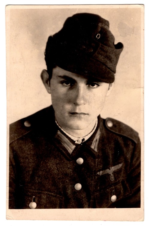 Studio Portrait of a KIA Heer Panzergrenadier