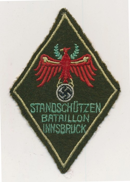 Tiroler Standschützen Bataillion Innsbruck Sleeve Diamond