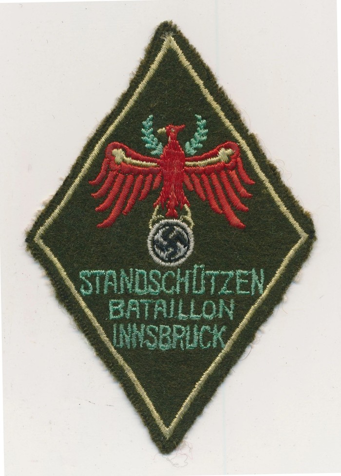 Tiroler Standschützen Bataillion Innsbruck Sleeve Diamond