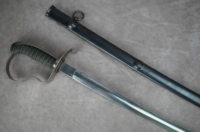 Triple Etched Imperial Officer Sword