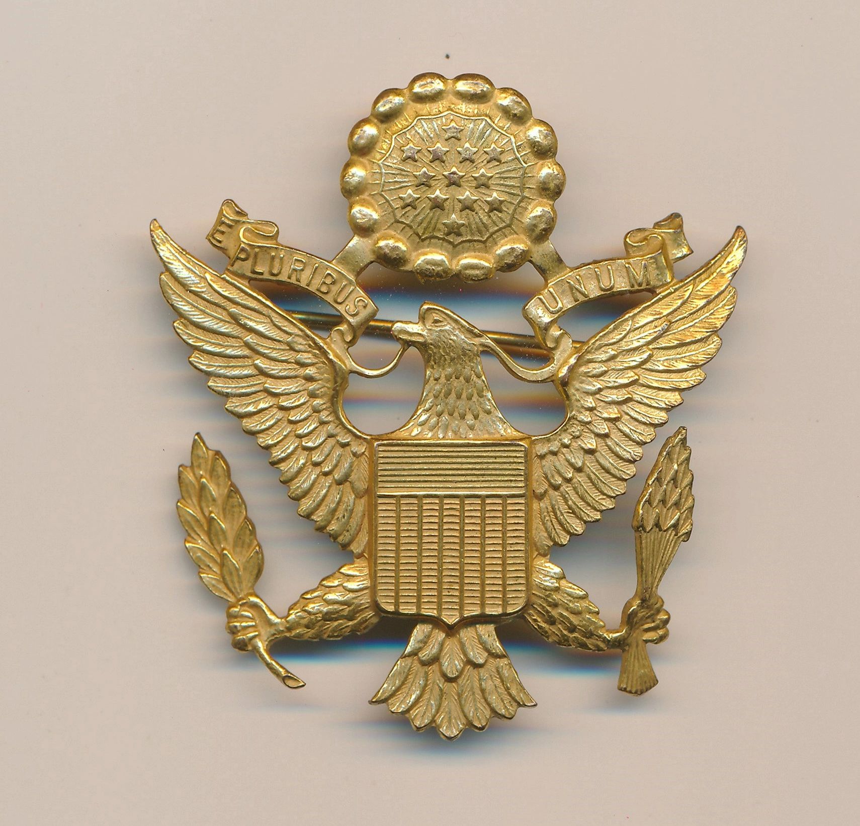 US Army Officer Eagle Sweetheart Brooch