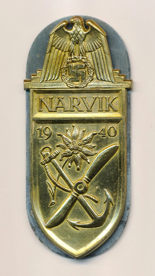 WITHDRAWN - Kriegsmarine Narvik Shield by Deumer