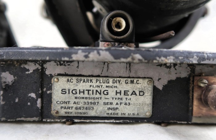 WITHDRAWN - WW2 US Army Air Force SPERRY aviation type T1 Mark XIV RAF "Lend/Lease" bomb site - Image 7