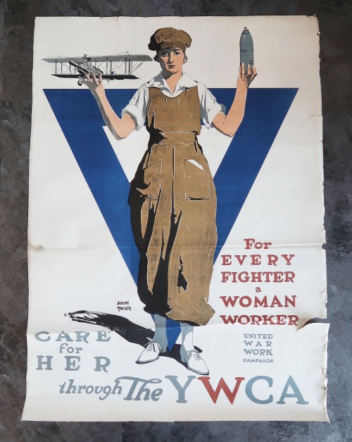 WW1 Care for Her Through the YWCA Poster