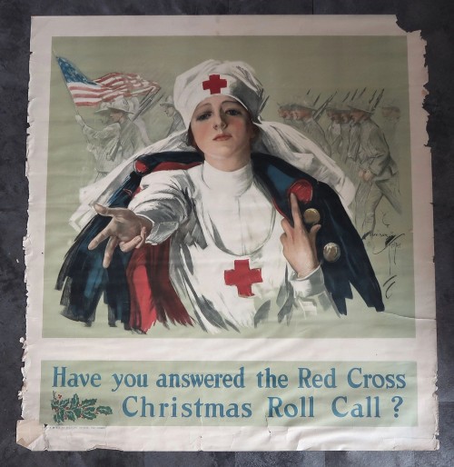 WW1 Have You Answered The Red Cross Christmas Roll Call? Poster