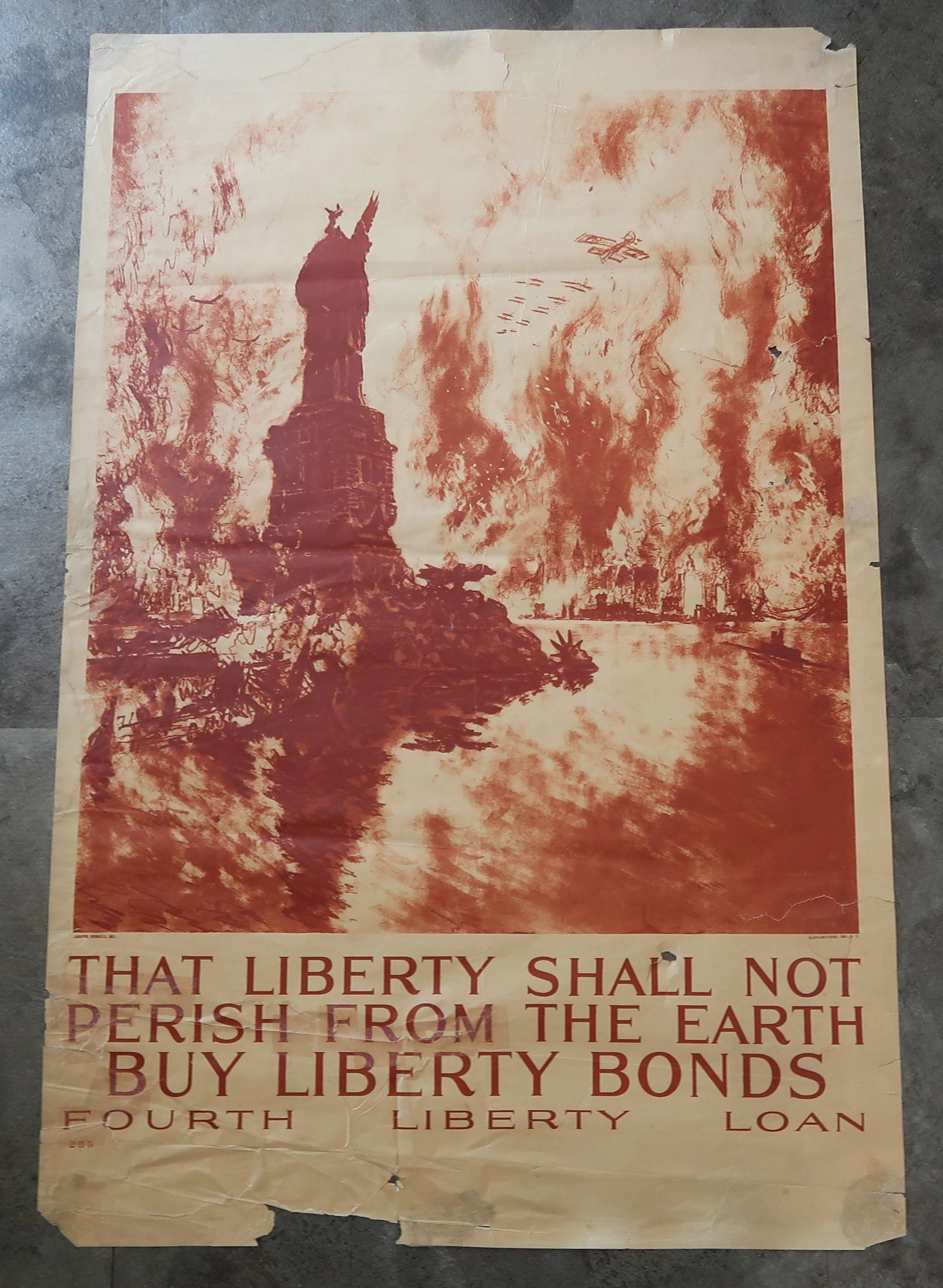 WW1 Liberty Bonds That Liberty Shall Not Perish From This Earth Poster