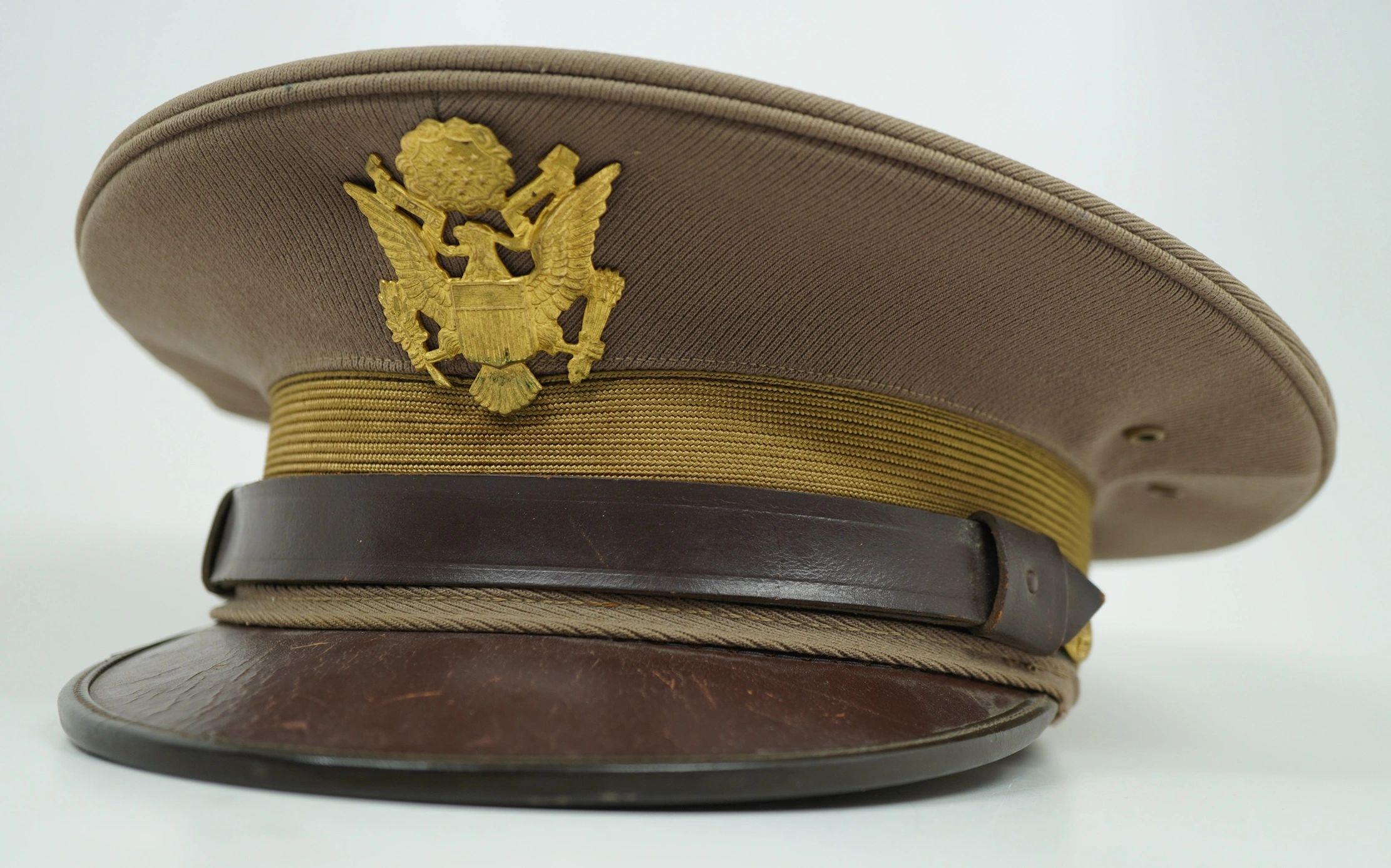 WW2 era "Pink" Officer Visor Cap