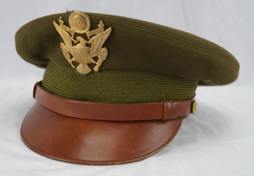 WW2 era US Army Officer's Visor Cap by Luxenberg