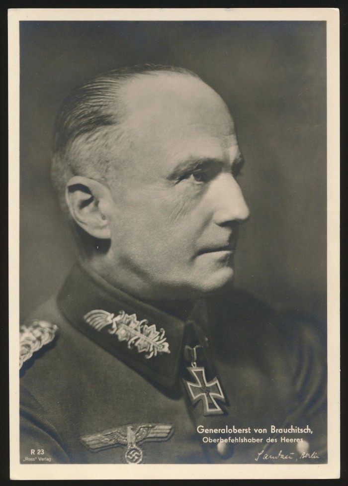 Walther von Brauchitsch Postcard