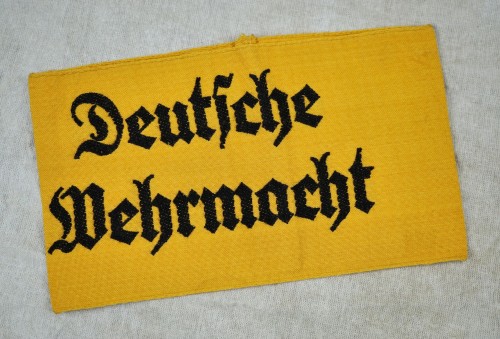 bevo produced Deutsche Wehrmacht armband