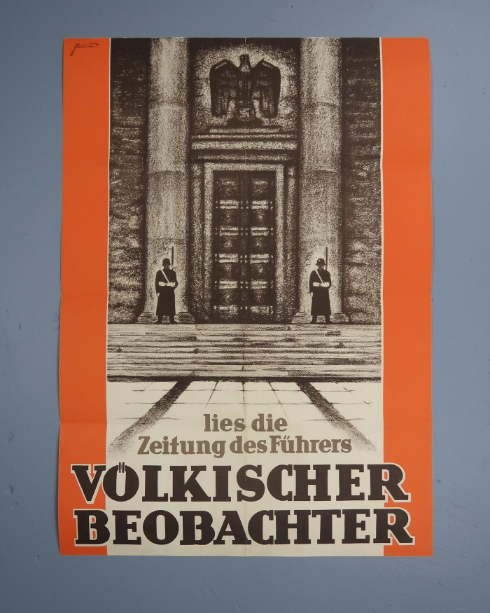 original Völkischer Beobachter wall poster