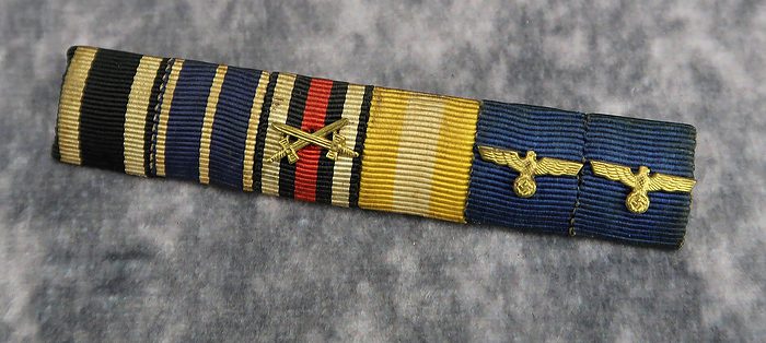 six-place Wehrmacht service ribbon bar