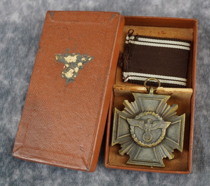 SOLD - 10 Year NSDAP Service Medal w/ Case