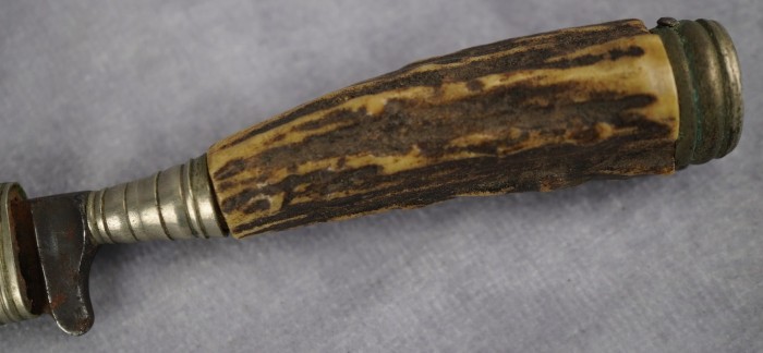 1930's era Hunting Skinning Knife w/ Stag Handle - Image 6