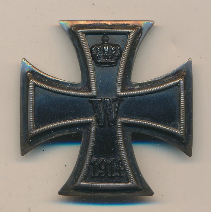 SOLD - 800 Silver Marked Imperial Iron Cross 1st Class