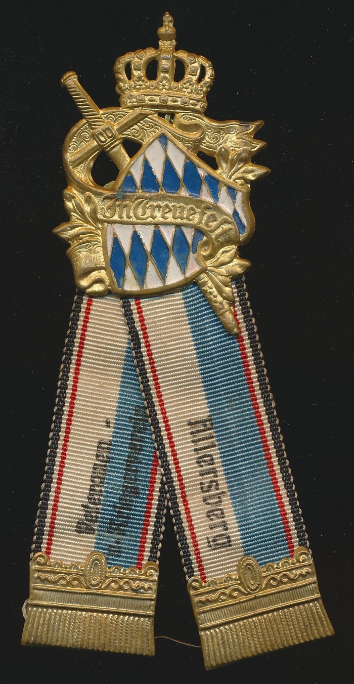 SOLD - Bavarian Veteran Group Service Ribbon