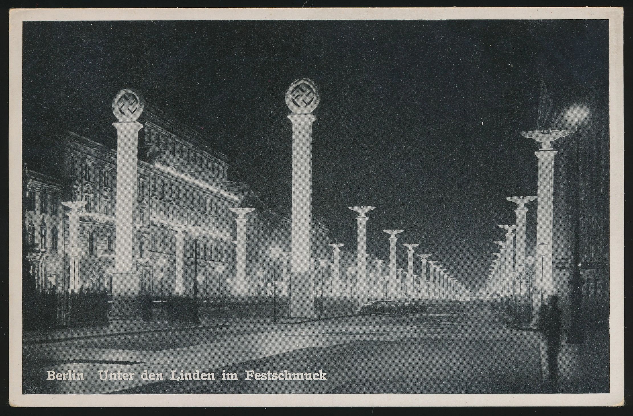 Berlin City Streets Postcard