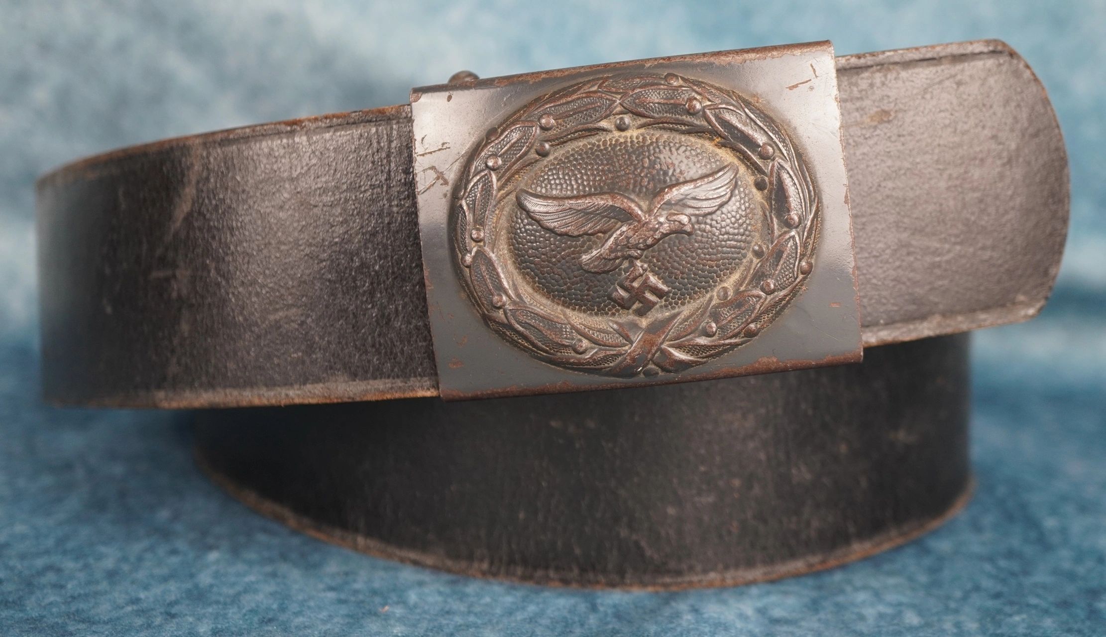 SOLD - Black Luftwaffe Enlisted Man Belt