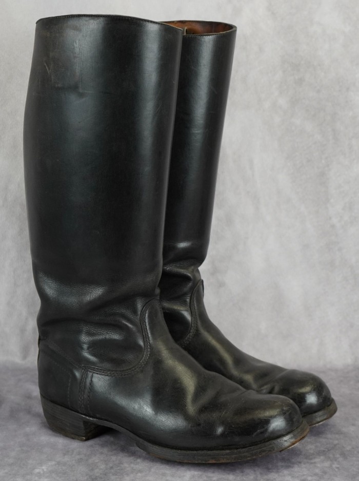 SOLD - RZM Marked Black Officer Boots