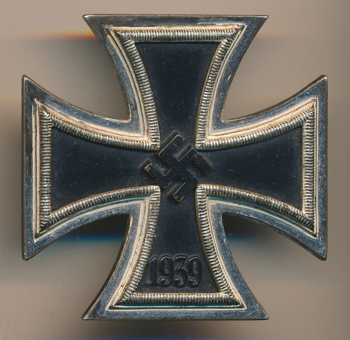 SOLD - Brass Core Iron Cross First Class