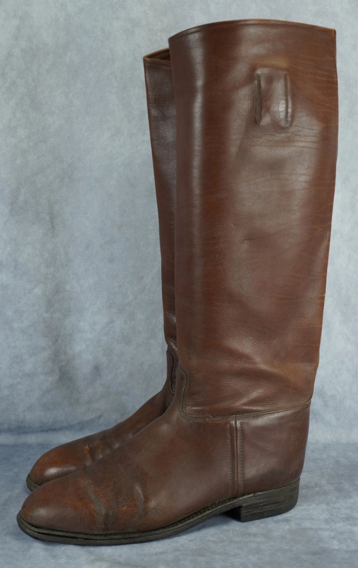 SOLD - Brown Political Officer Boots