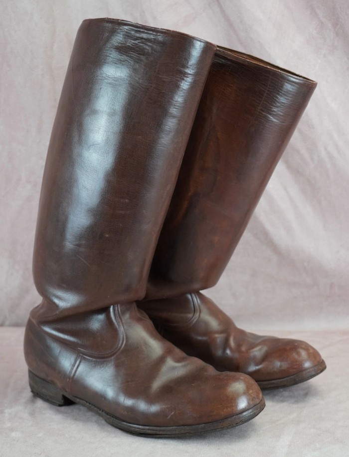 Brown Wehrmacht Officer Boots