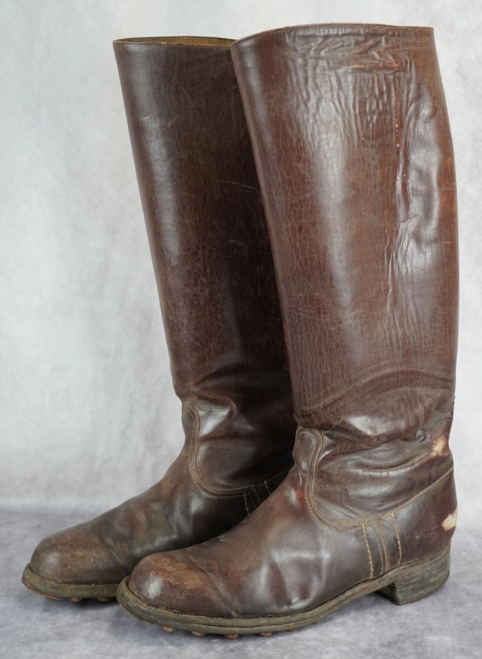 Brown Wehrmacht Officer Boots